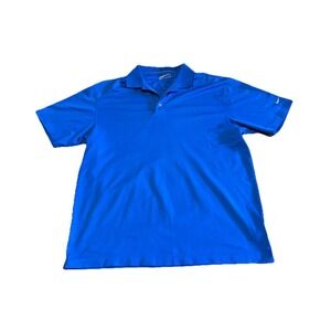 Nike Men's NikeGolf FitDry Short Sleeve Vivid Blue Polo Shirt Size Extra Large